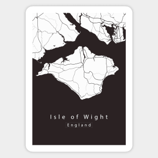 Isle of Wight England Island Map Sticker